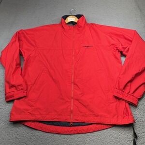 Henri Lloyd Sailing Jacket Mens XL Red Mesh Lined Windbreaker Sailing Golf